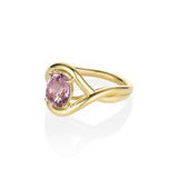 3.06ct Pink Sapphire Marrow x Sammi Florence Ring side view