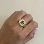 3.15ct Men's Spinel Signet Ring [on hand]