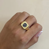 3.15ct Men's Spinel Signet Ring [on hand]