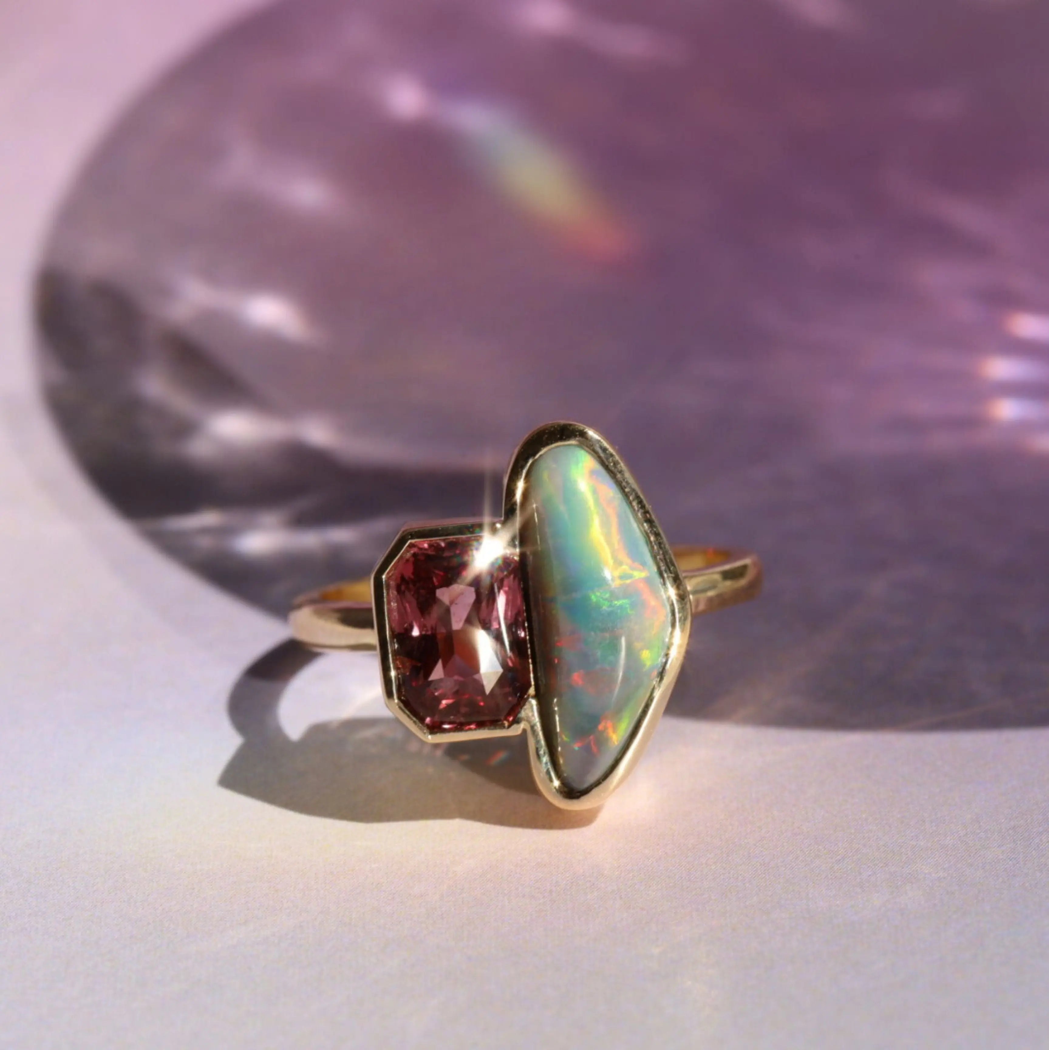 Opal and Sapphire Ring Marrow Fine - Main Image