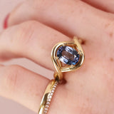 3.23ct Light Blue Sapphire Marrow x Sammi Florence Ring