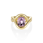 3.35ct Violet Spinel Florence Ring [Yellow gold]