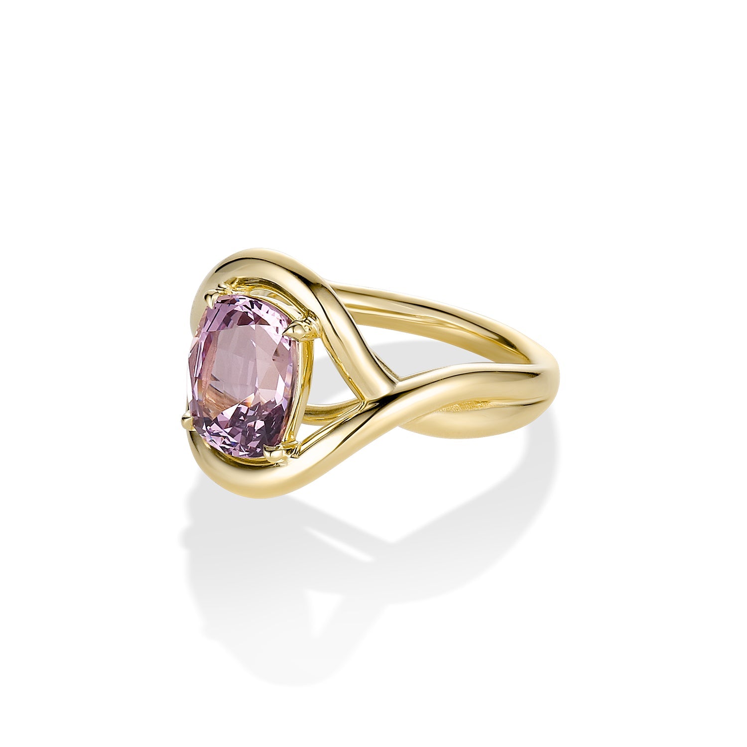 3.35ct Violet Spinel Florence Ring side view