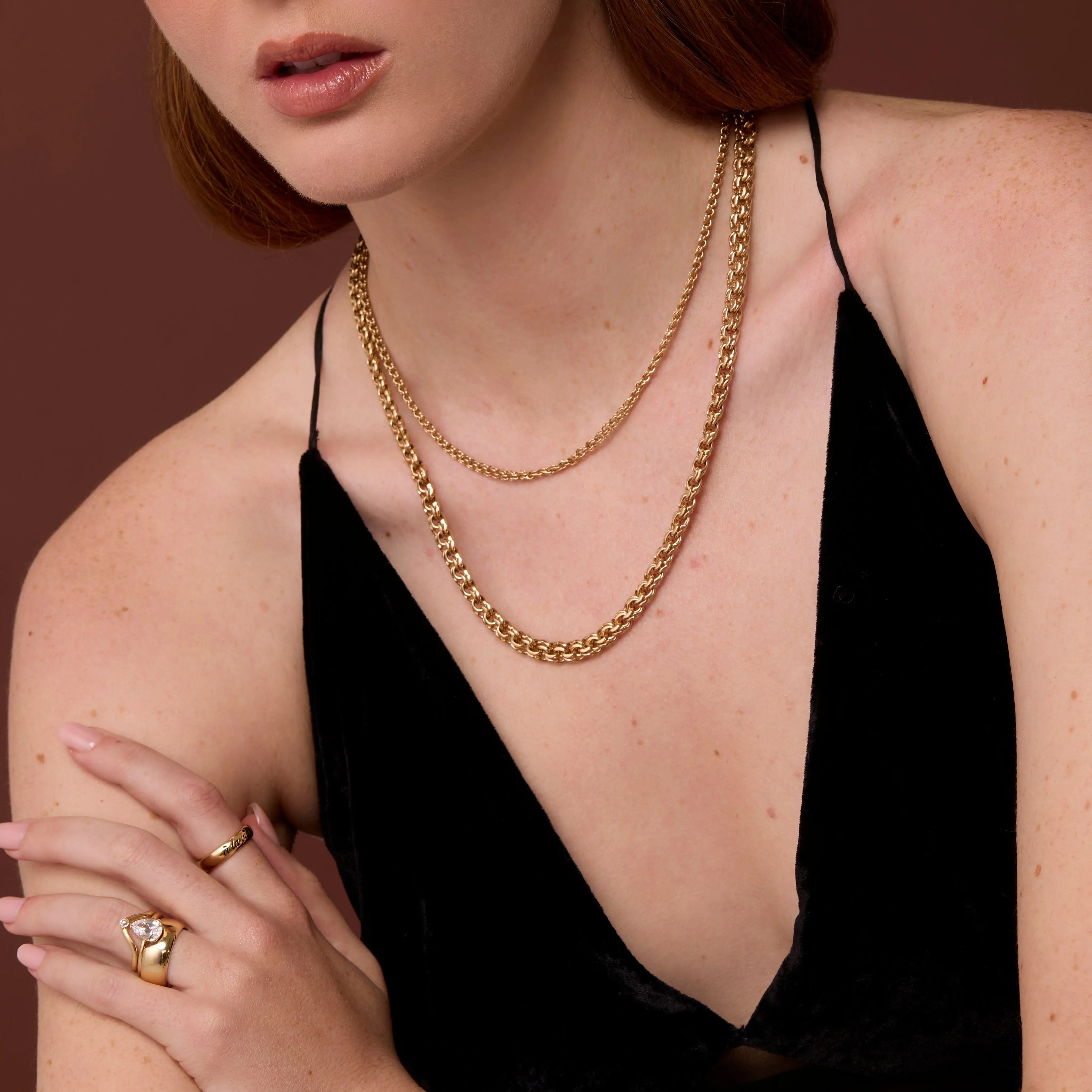 Double Link Chain Marrow Fine - Main Image