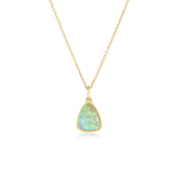 3.65ct Australian Opal Necklace [front view]