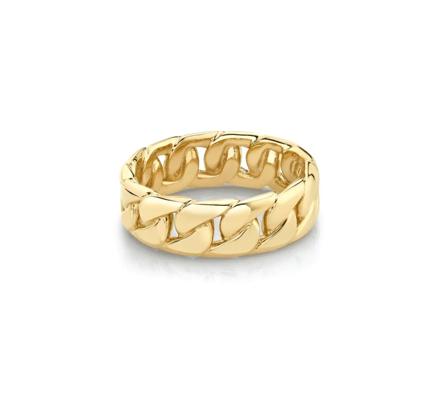 Marrow Fine Jewelry Cuban Chain Ring [Yellow Gold]