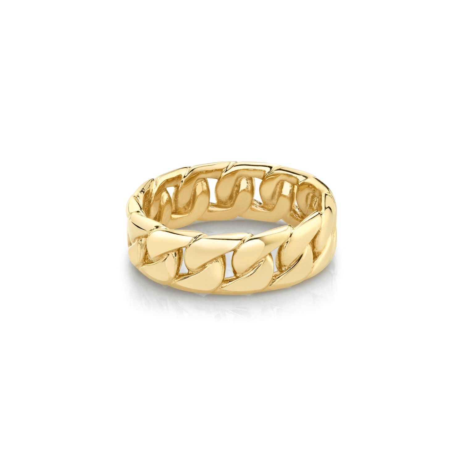 Marrow Fine Jewelry Cuban Chain Ring [Yellow Gold]