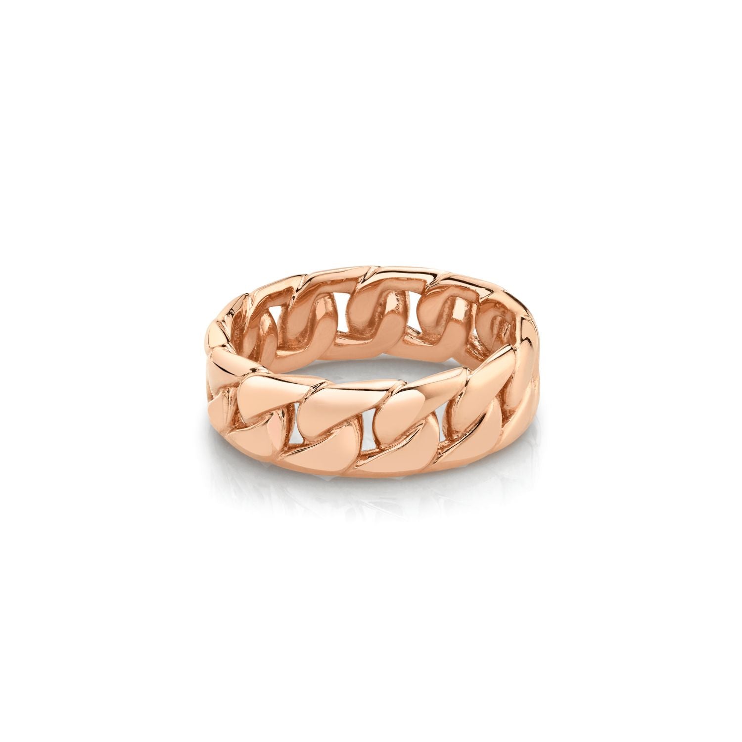 Marrow Fine Jewelry Cuban Chain Ring [Rose Gold]