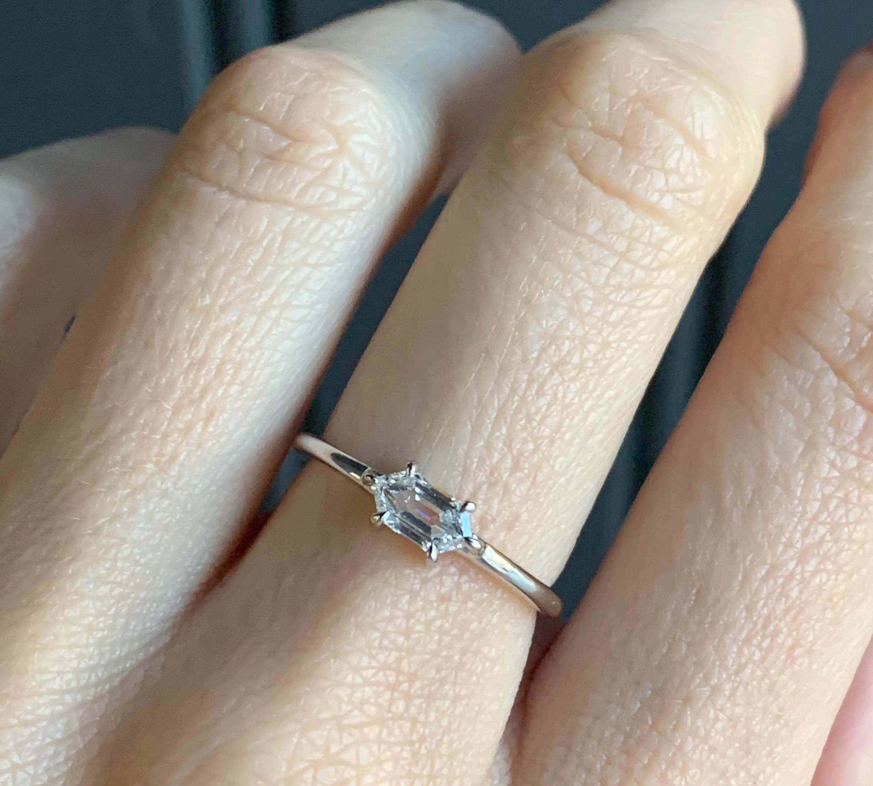 Mini Bullet Diamond Ring - Marrow Fine