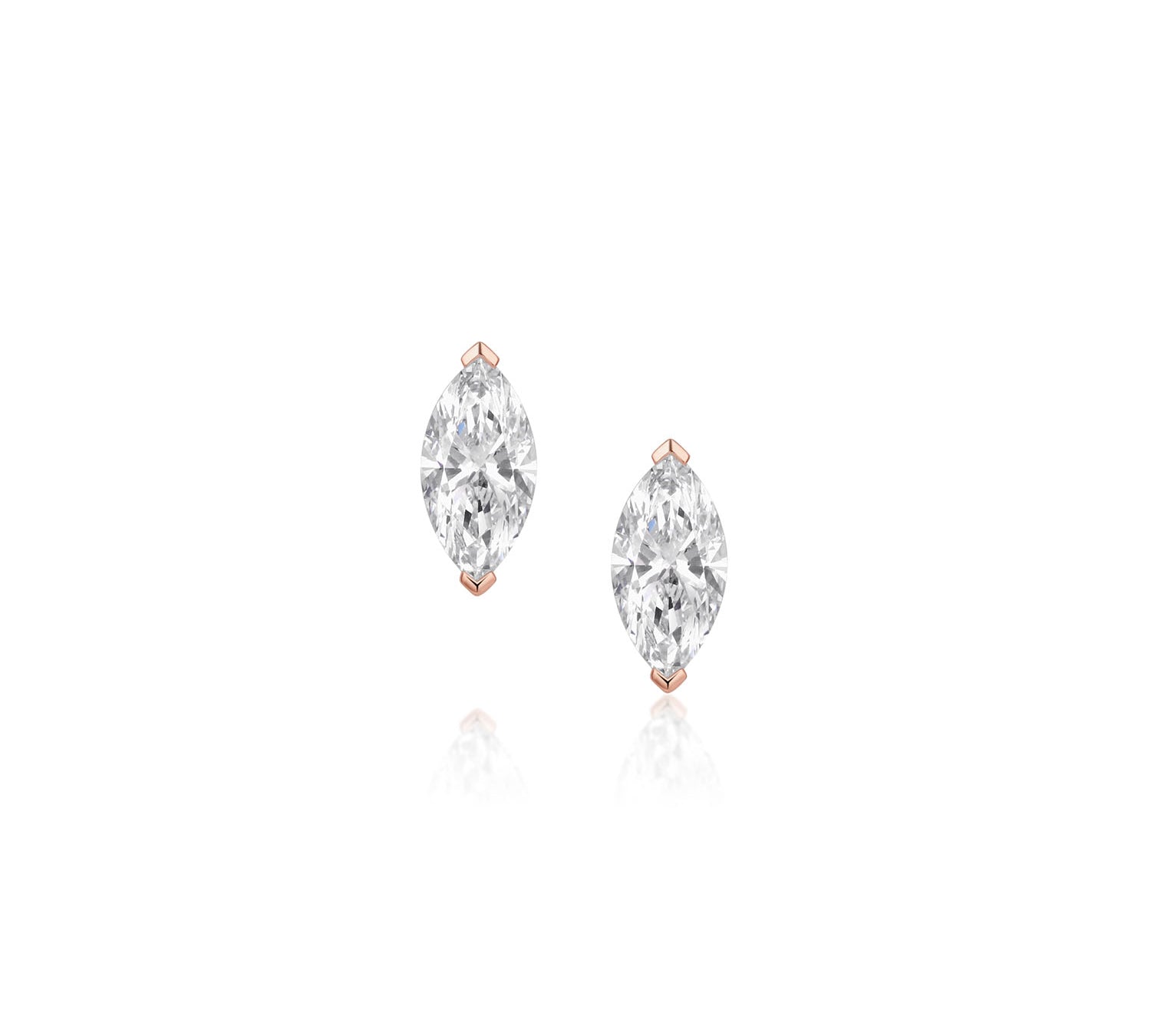 3tcw Lab-Created Diamond Marquise Studs