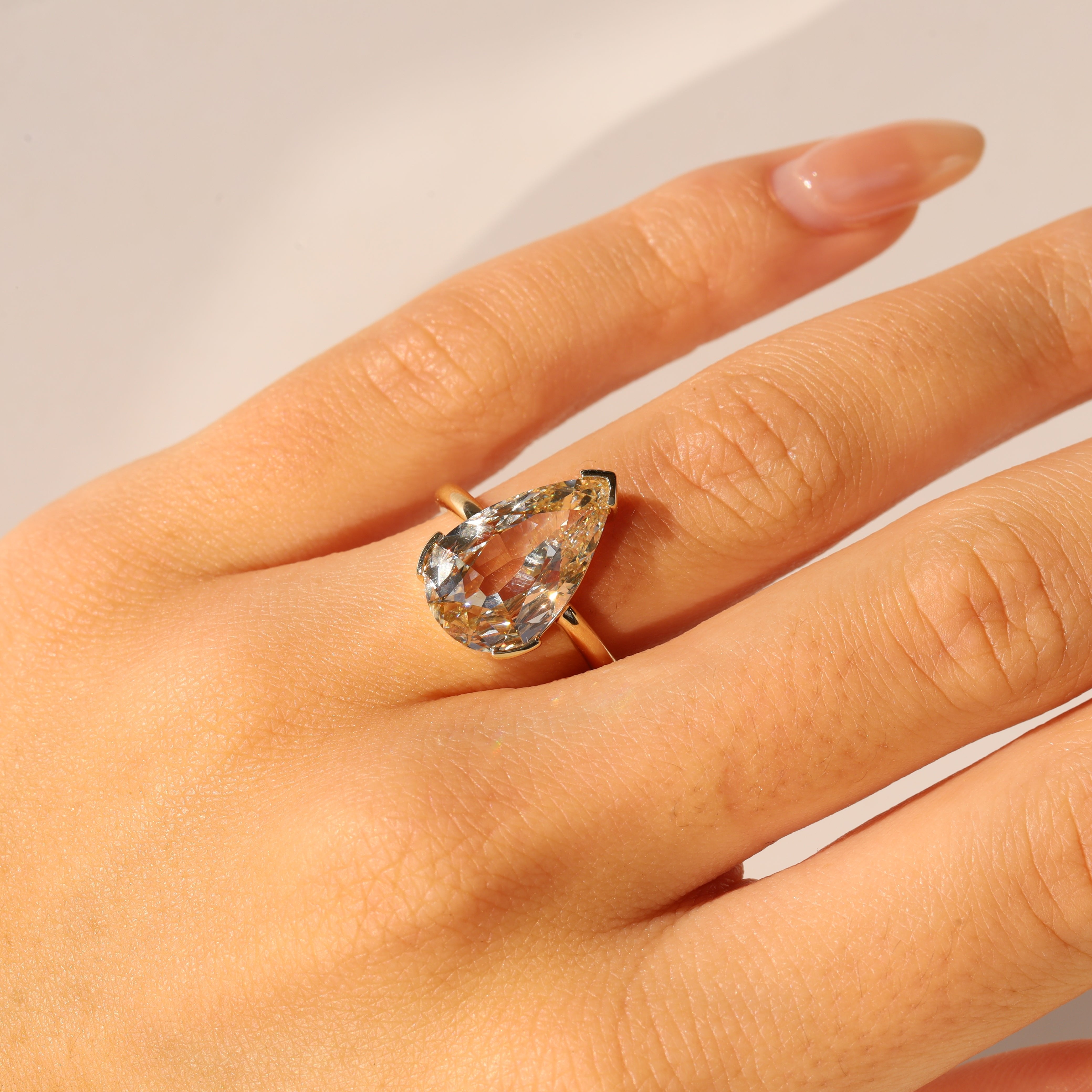 One Of A Kind White Diamond Rings Marrow Fine