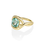 4.13ct Green Tourmaline Marrow x Sammi Florence Ring side view