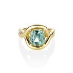 4.13ct Green Tourmaline Marrow x Sammi Florence Ring [Yellow gold]
