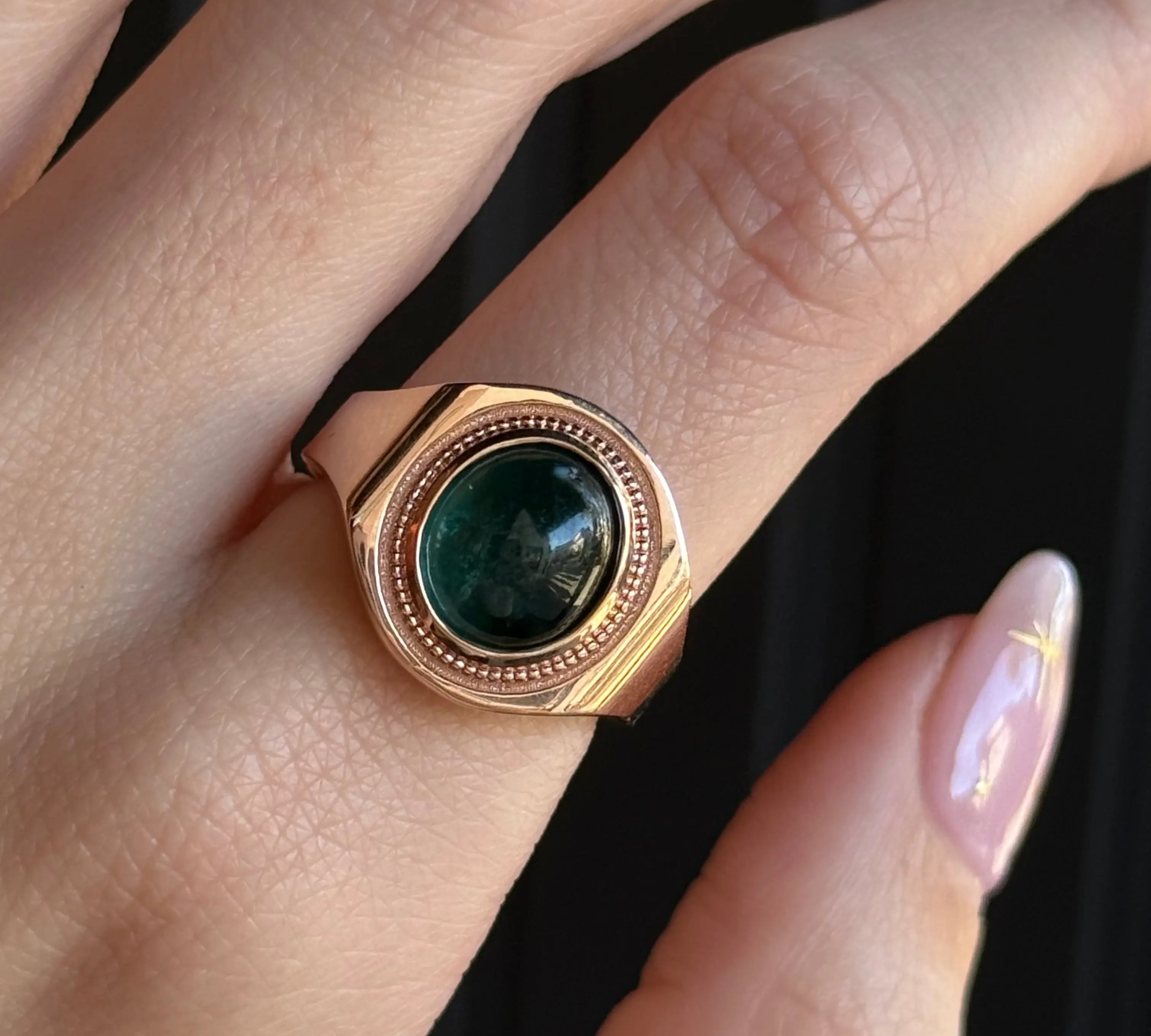 4.54ct Giannis Tourmaline Signet Ring [on hand]