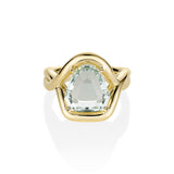 4.81ct Snakehead Green Beryl Marrow x Sammi Florence Ring [yellow gold]