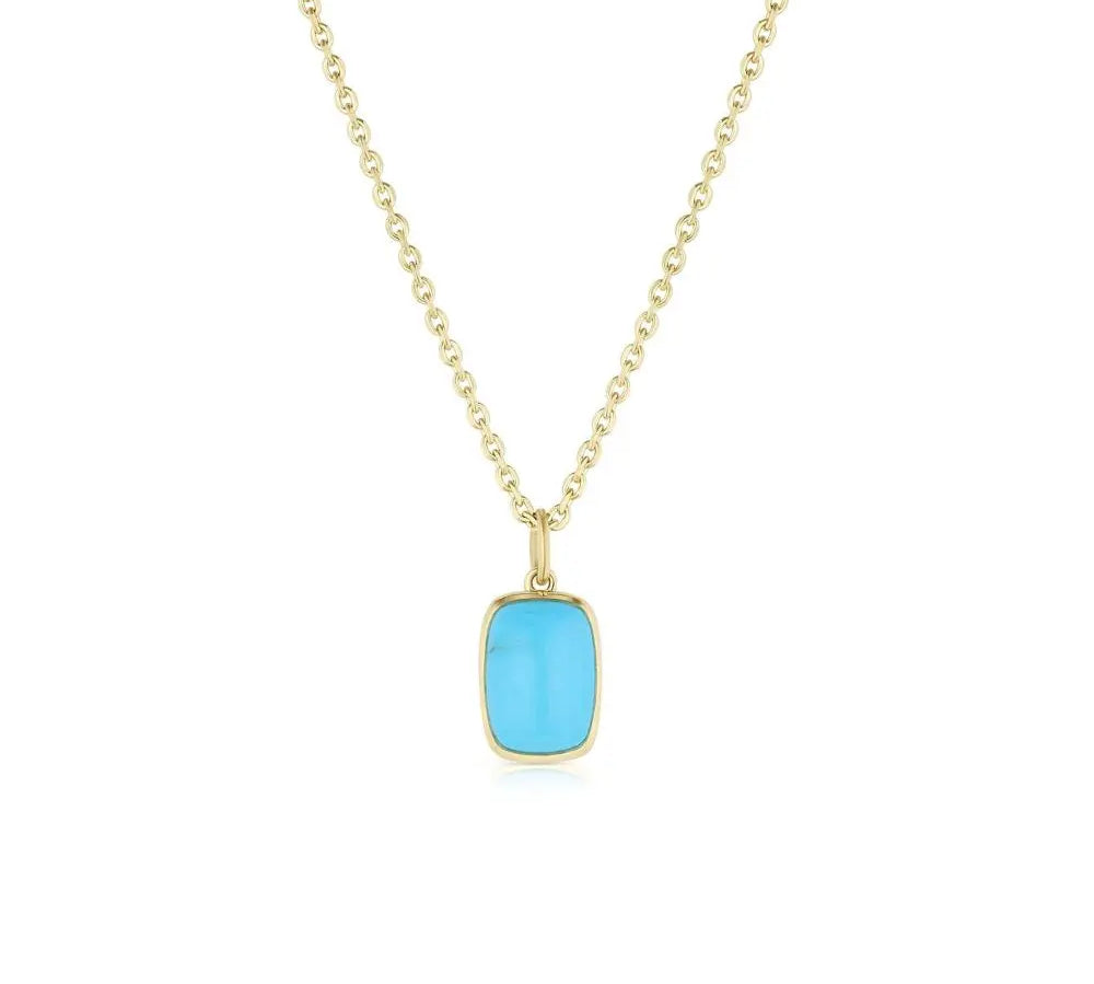 4.85ct Turquoise Necklace [front view]