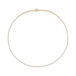 Margaret Tennis Necklace clasped [Yellow Gold]