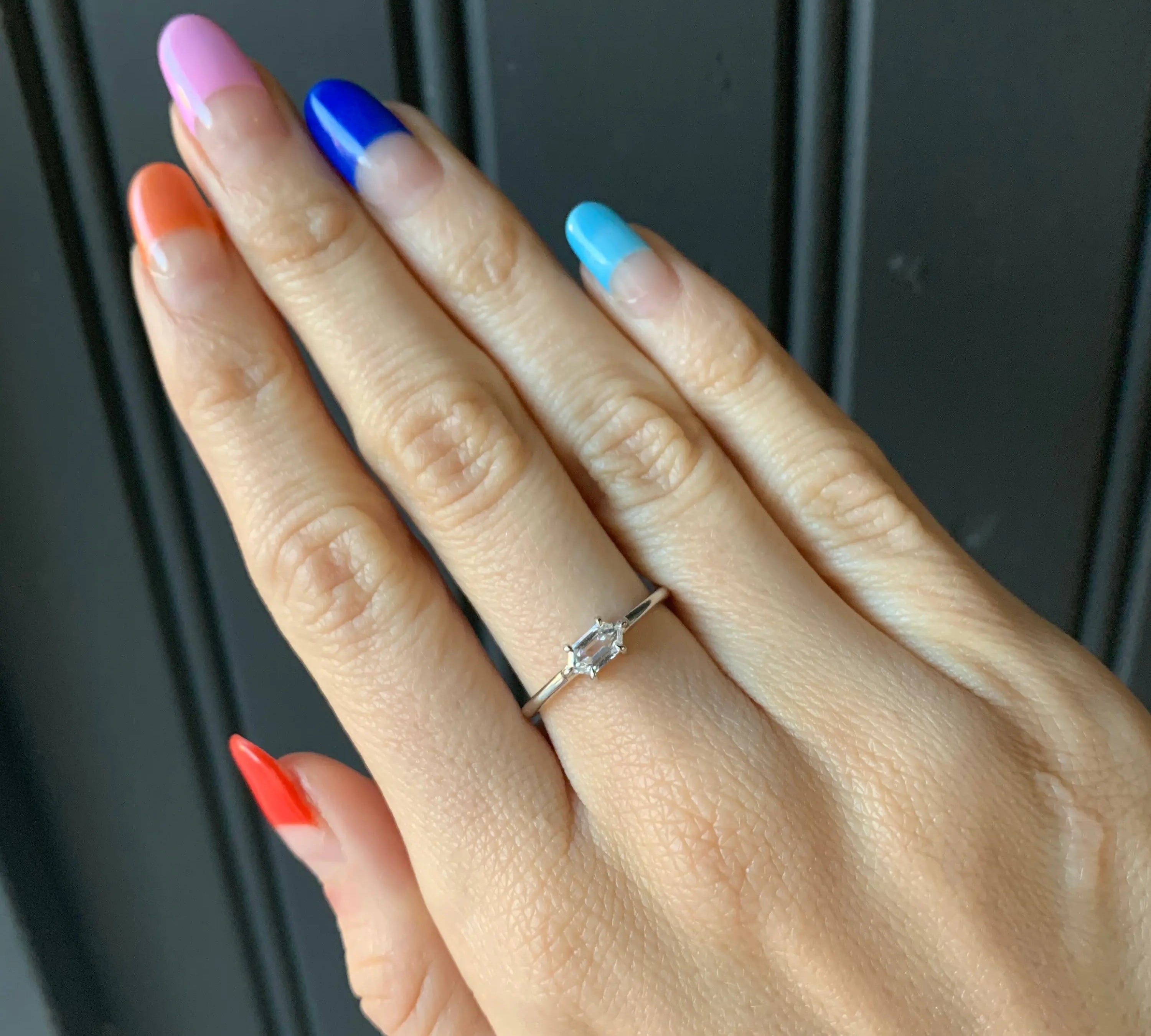 Mini Bullet Diamond Ring - Marrow Fine