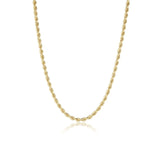 4mm Light Rope Chain [Yellow Gold]