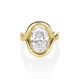 5.01ct Lab Diamond Oval Florence Ring [yellow gold]