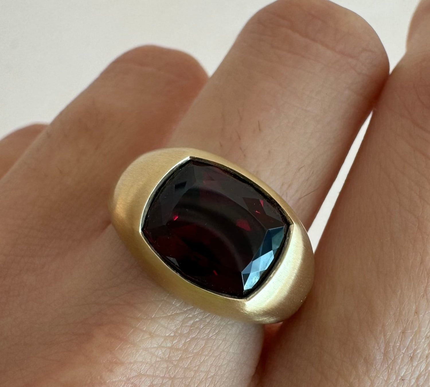 5.06ct Garnet Pinky Bombe - Marrow Fine