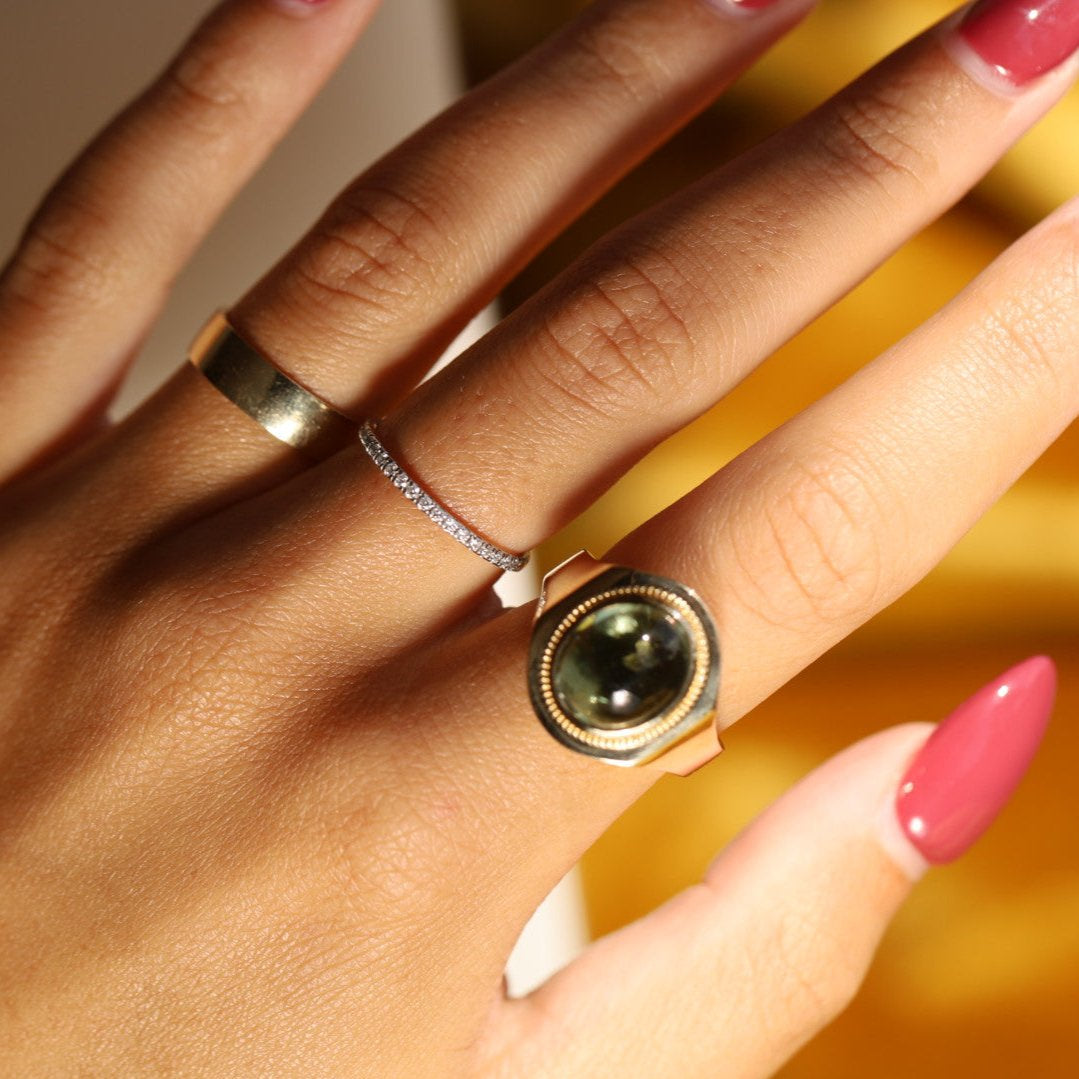 5.06ct Tourmaline Giannis Signet Ring [on hand]