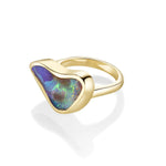 5.73ct Boulder Opal Ring side view