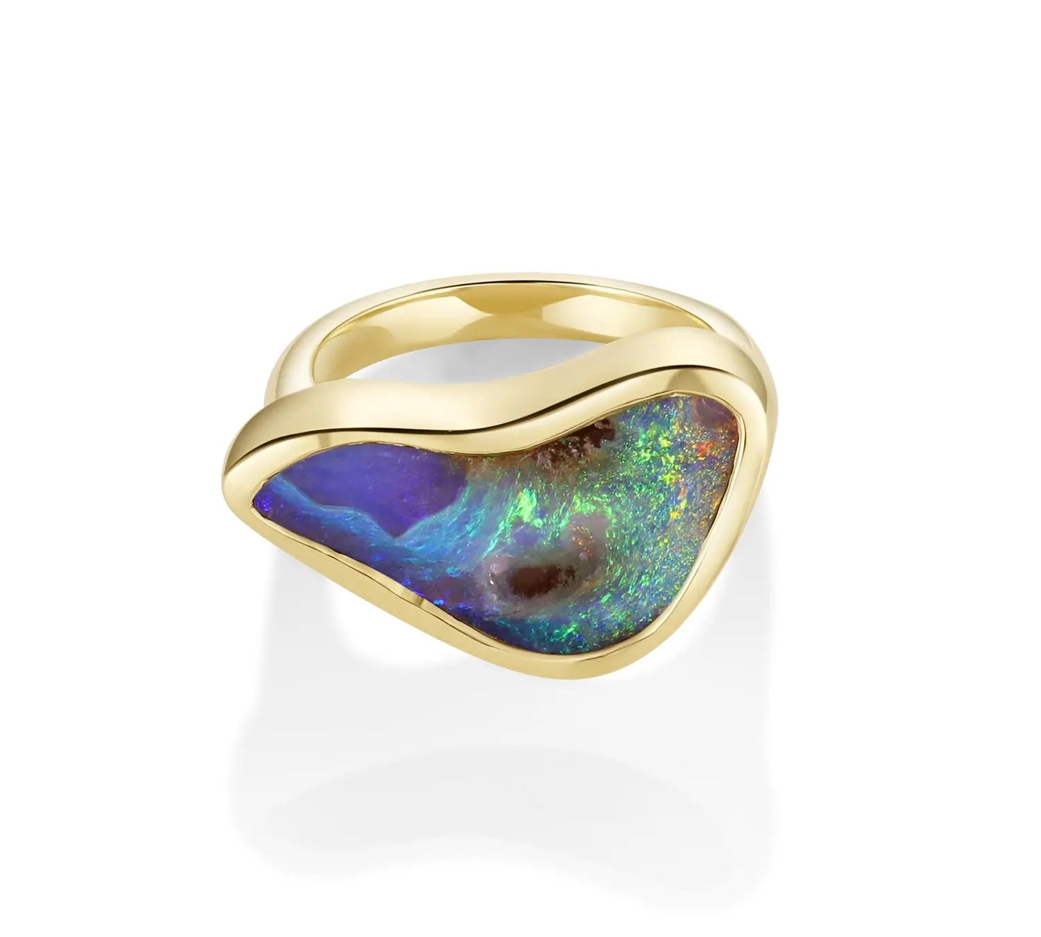 5.73ct Boulder Opal Ring
