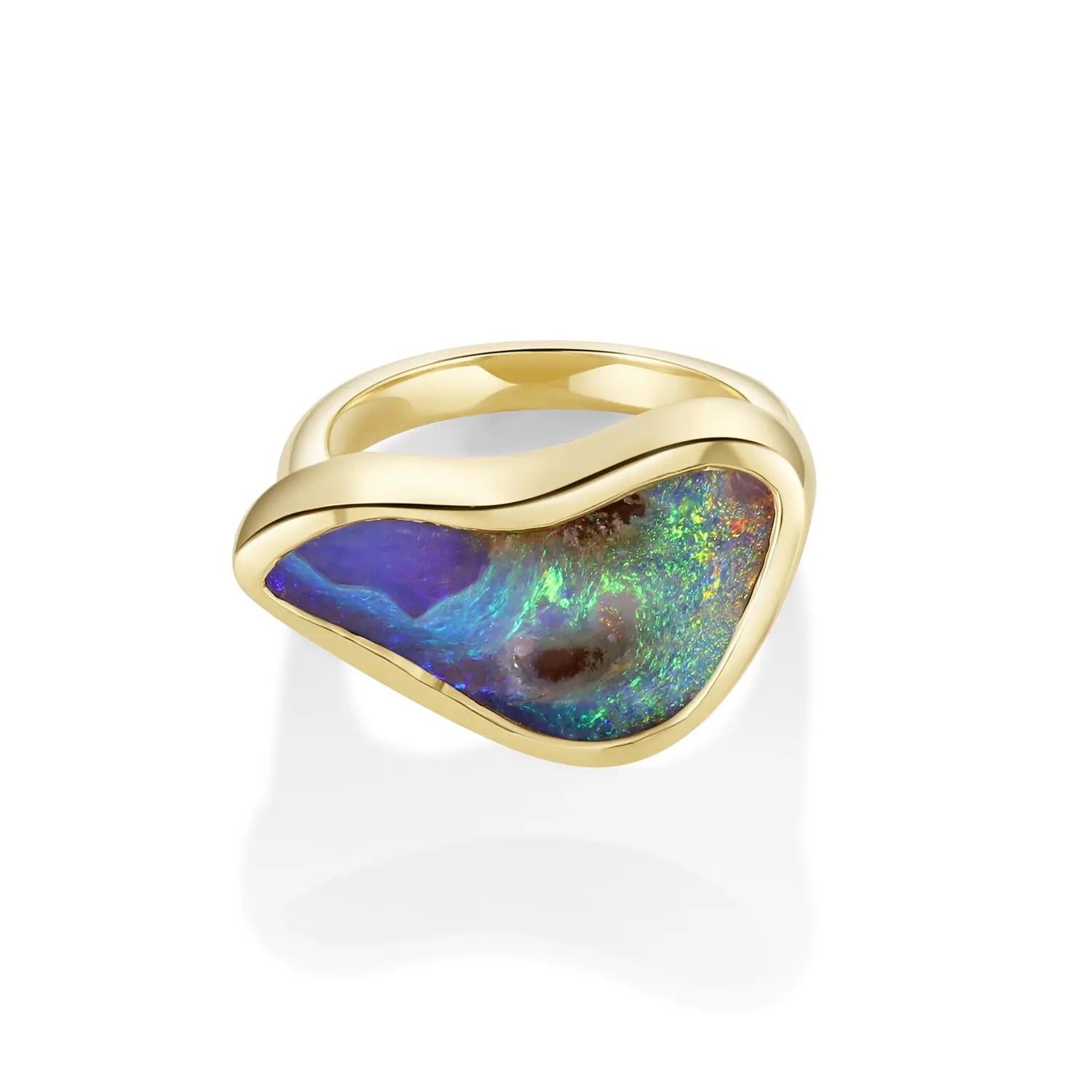 5.73ct Boulder Opal Ring