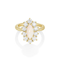 .53ct Opal Marquise Petals Ring