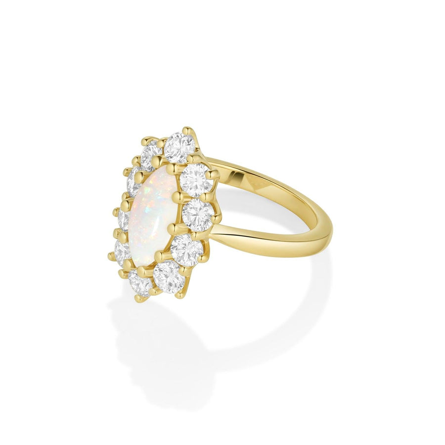 .53ct Opal Marquise Petals Ring