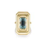 6.97ct Aquamarine In-Orbit Ring