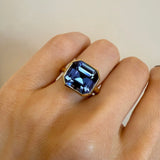 7.54ct Tanzanite Bezel Ring [on hand]