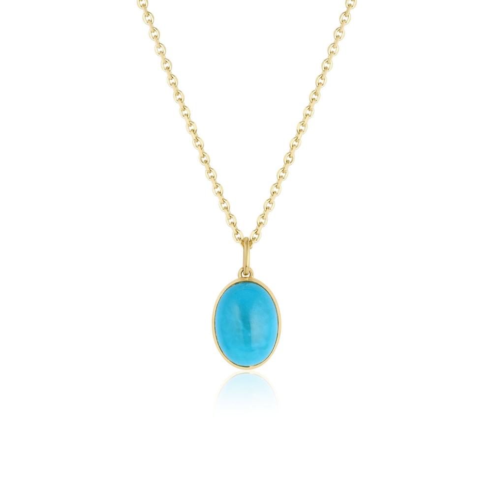8.07ct Turquoise Necklace [front view]