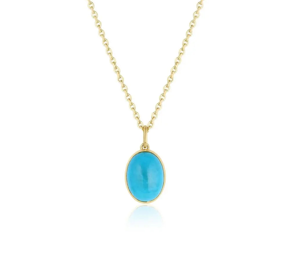 8.07ct Turquoise Necklace [front view]