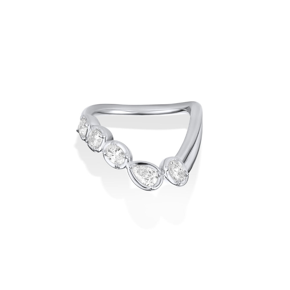 Simone Arch Band [White Gold]