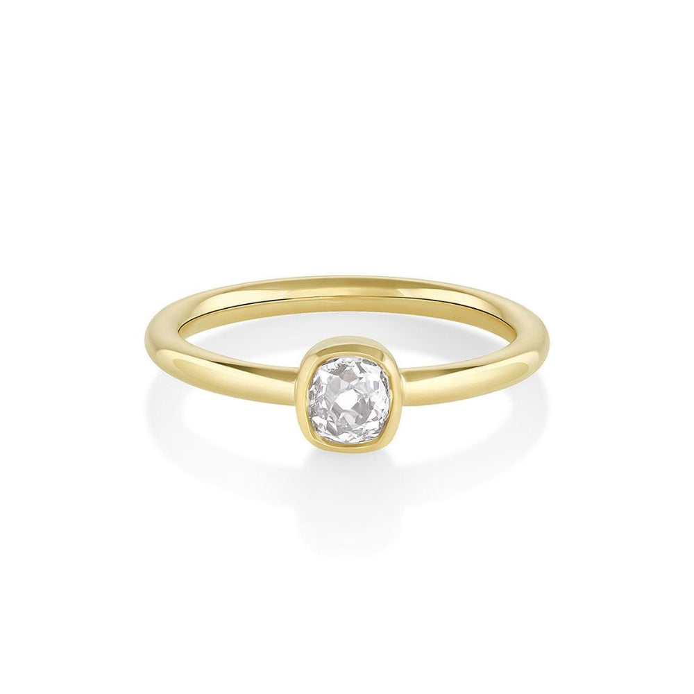 .38ct Old Mine Diamond Sweet Pea Ring - Marrow Fine [Yellow Gold]