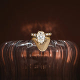 The Abstract Bezel Oval Engagement Ring Marrow Fine