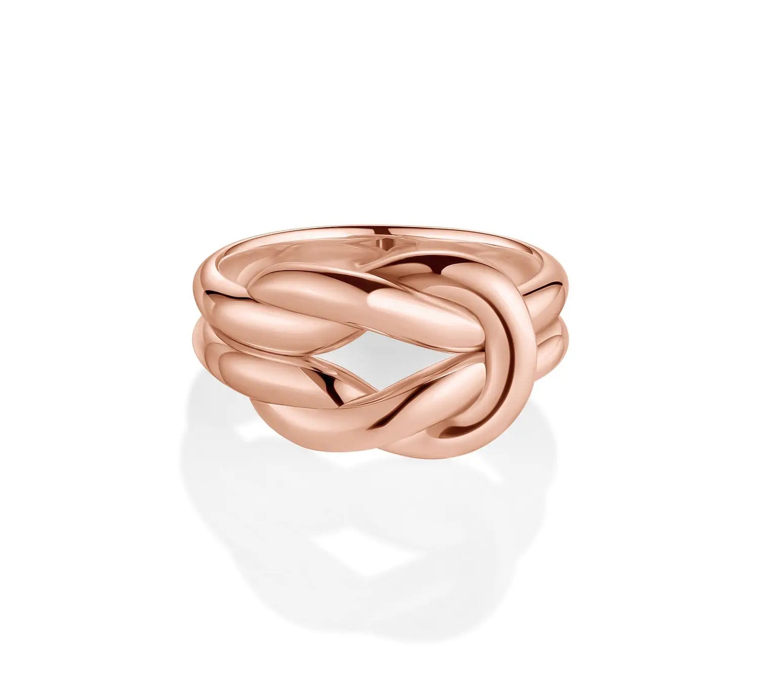 Alma Victorian Lover’s Knot Ring [Rose Gold]