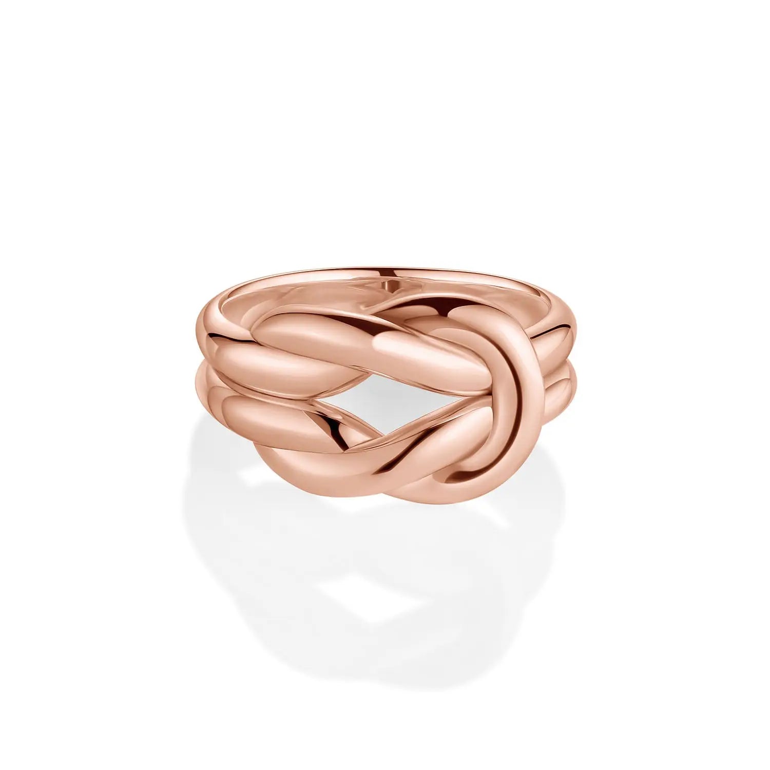 Alma Victorian Lover’s Knot Ring [Rose Gold]