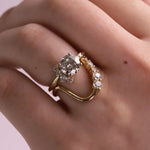The Amelia Round Cluster Engagement Ring Marrow Fine