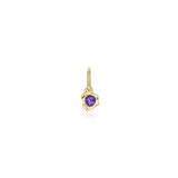 Abstract Bezel Gemstone Charm