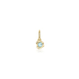 Abstract Bezel Gemstone Charm