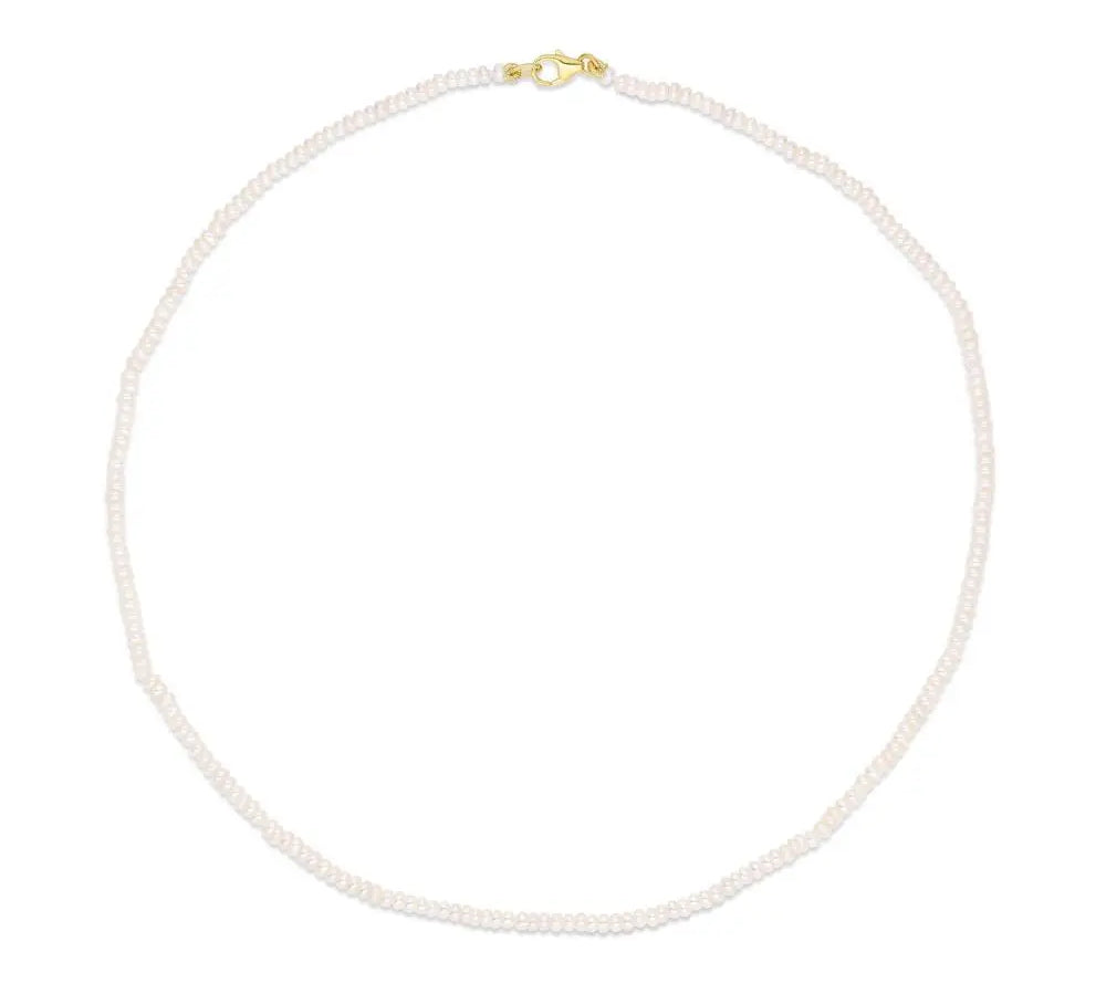 Barely There Pearl Choker [Yellow Gold]