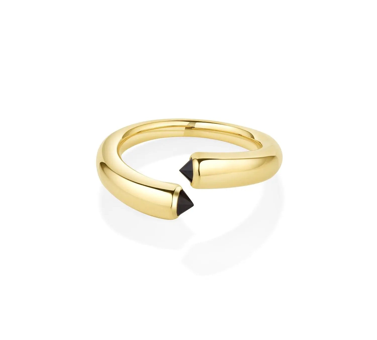 Black Diamond Bypass Ring - Marrow Fine