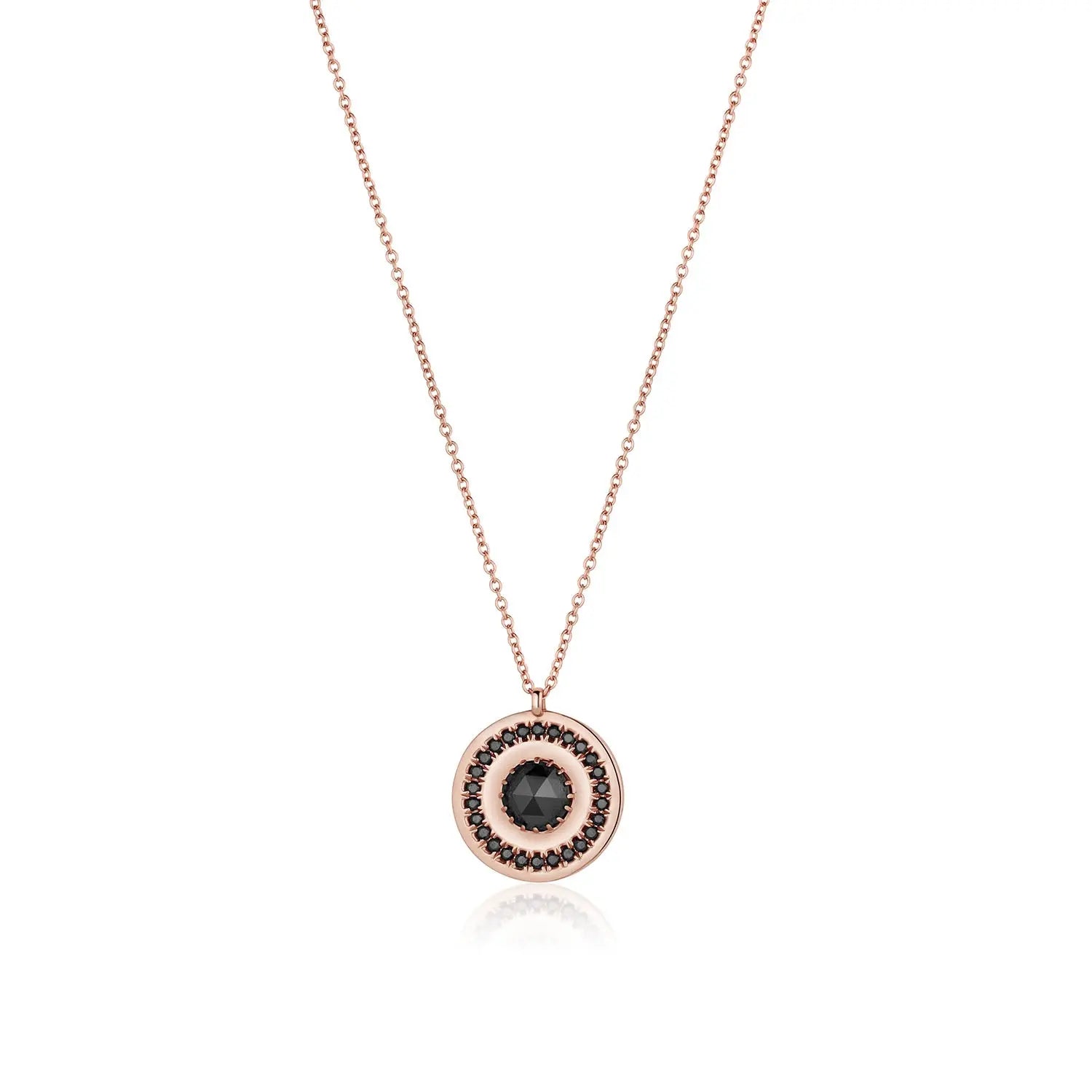 Black Diamond La Femme Amulet [Rose Gold]
