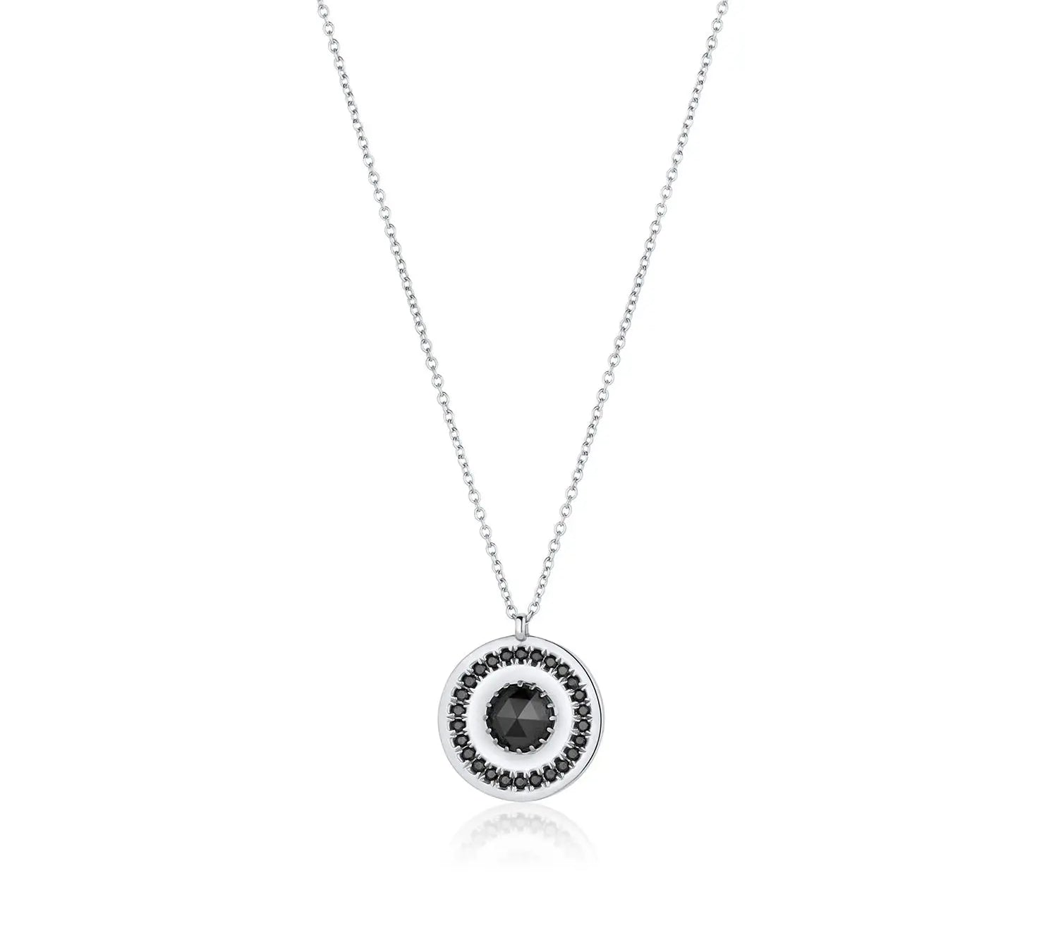 Black Diamond La Femme Amulet [White Gold]