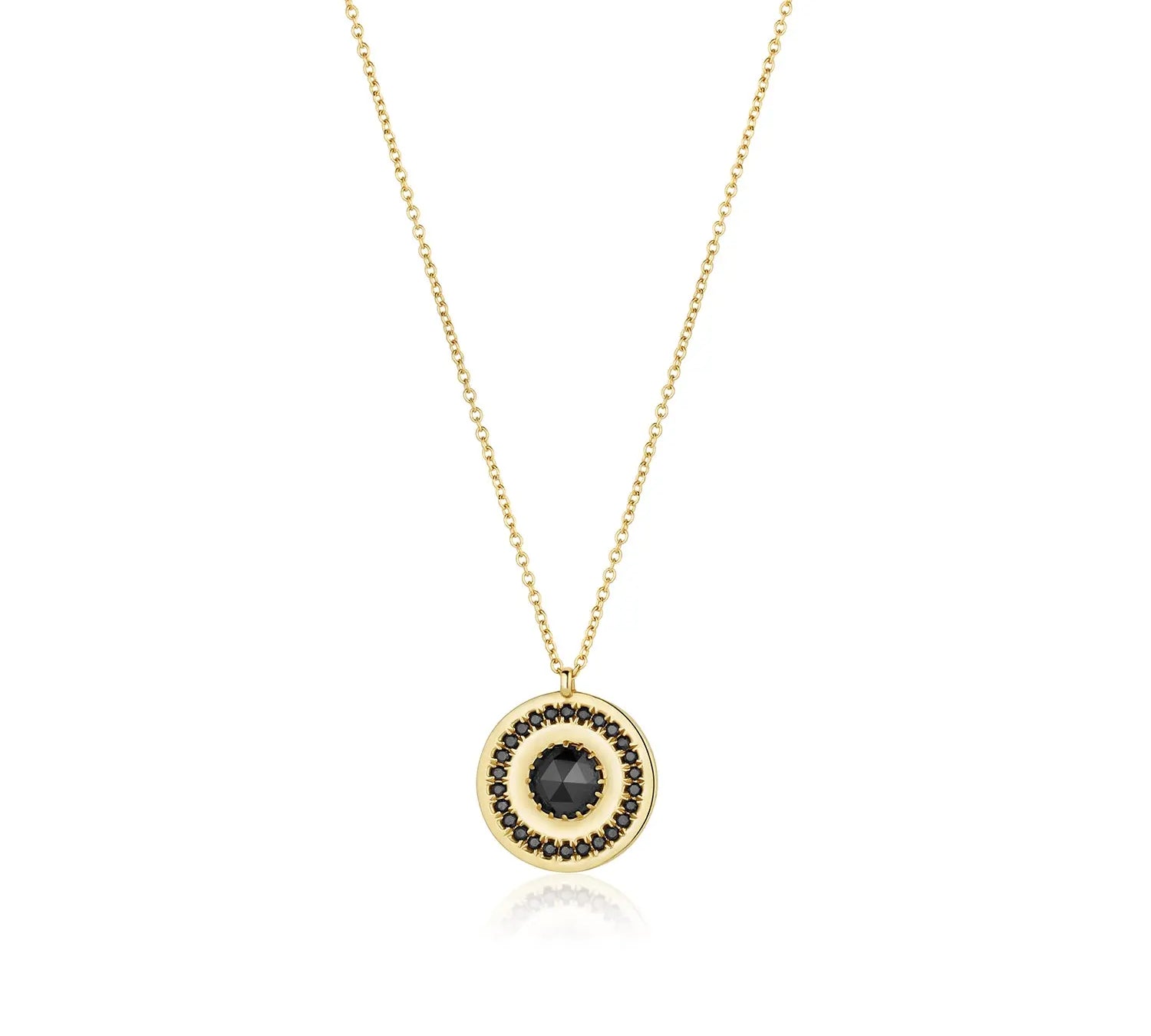 Black Diamond La Femme Amulet [Yellow Gold]