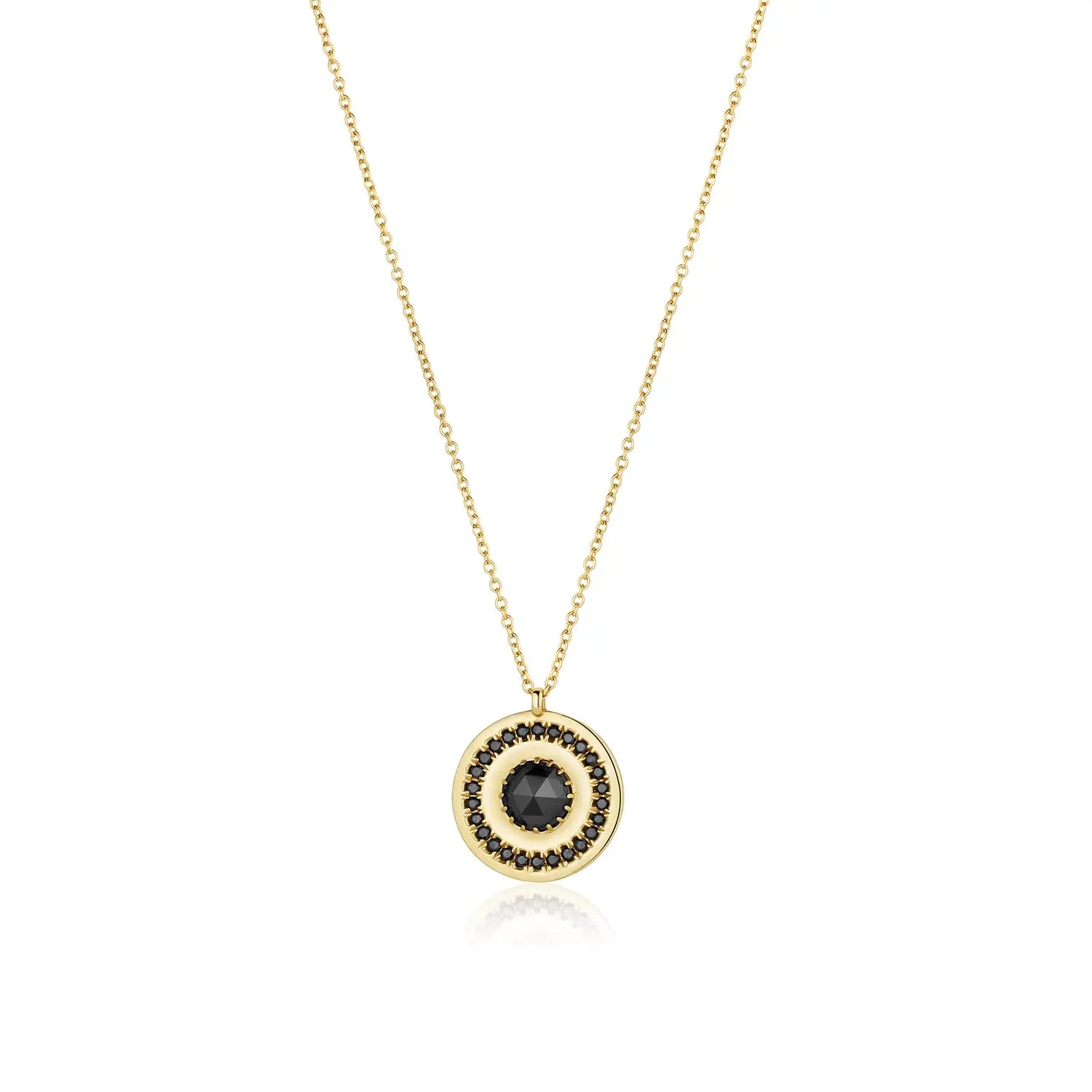 Black Diamond La Femme Amulet [Yellow Gold]