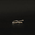 Black Diamond Bypass Ring - Marrow Fine